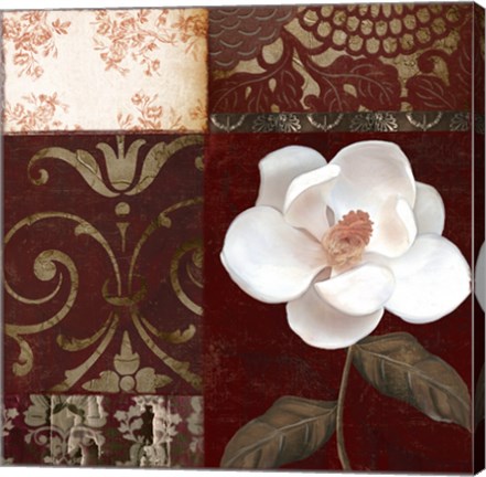 Framed Flores Blancas IV Print