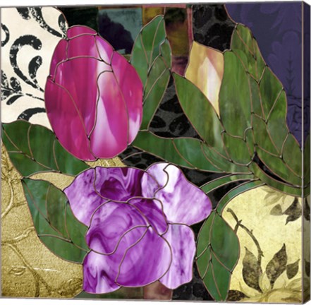 Framed Glassberry III Print