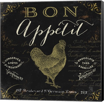 Framed La Cuisine V Print