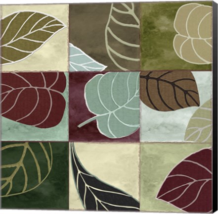 Framed Leaf Story III Print