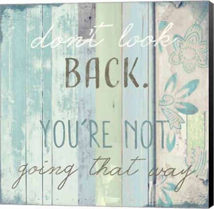 Framed Present Tense Print