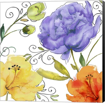 Framed Rhapsody I Print