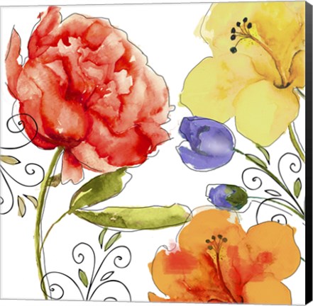 Framed Rhapsody II Print