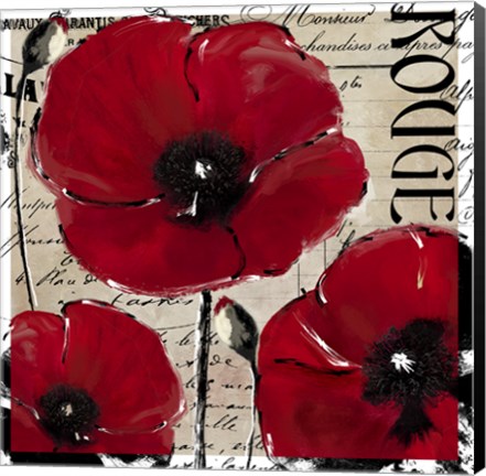 Framed Rouge Two Print