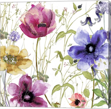 Framed Summer Diary I Print