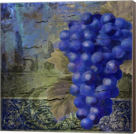 Framed Vino Blu One Print