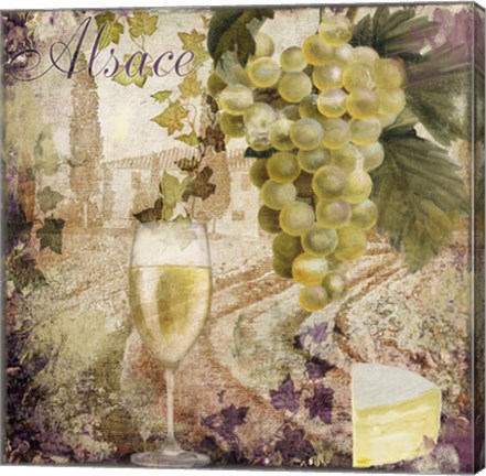 Framed Wine Country I Print