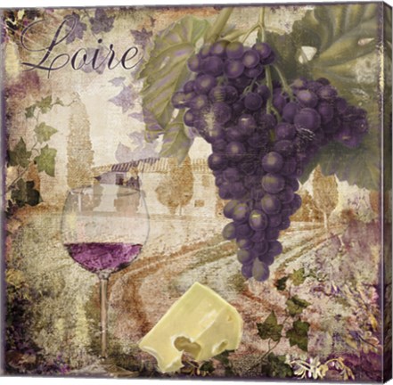 Framed Wine Country II Print