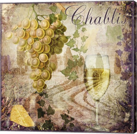 Framed Wine Country V Print