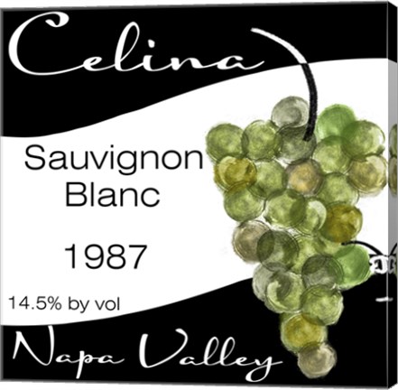 Framed Wine Walley I Print