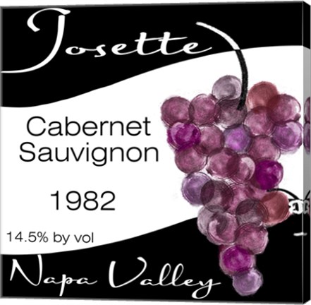 Framed Wine Walley II Print