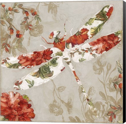 Framed Winged Tapestry III Print