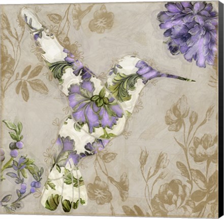 Framed Winged Tapestry IV Print