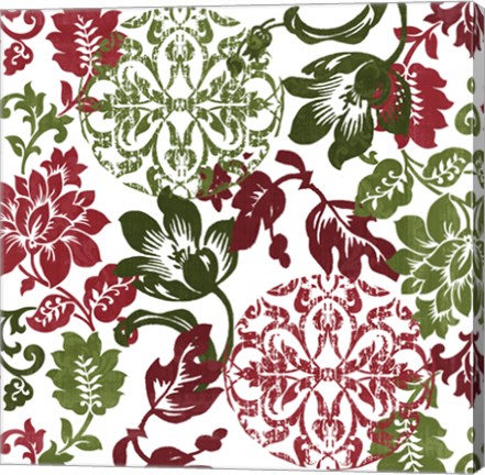 Framed Woodlands Christmas I Print