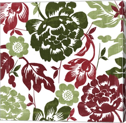 Framed Woodlands Christmas II Print