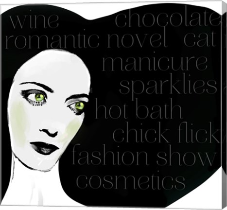 Framed Femme Den III Print