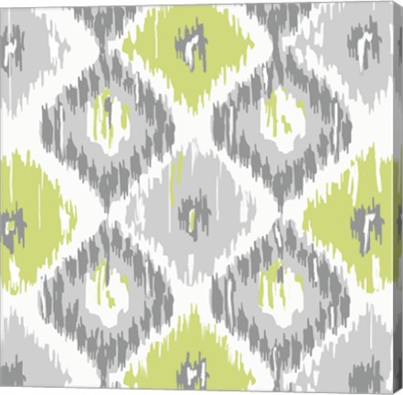 Framed Calyx Ikat Print