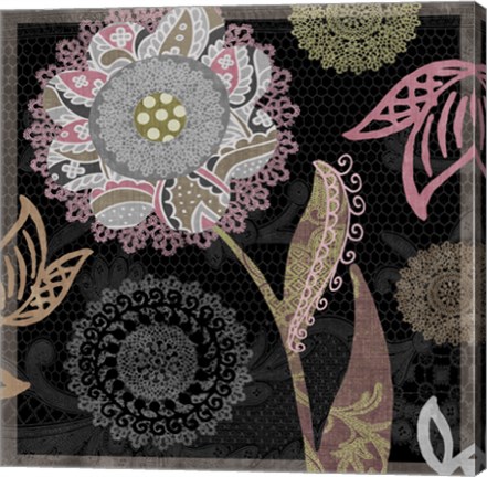 Framed Daisy Cartwheels I Print