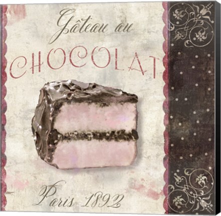 Framed Patisserie XI Print