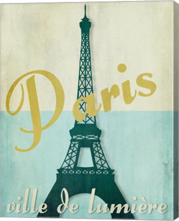 Framed Paris City of Light Print