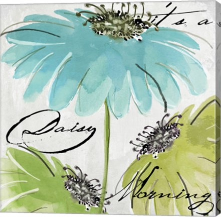 Framed Daisy Morning II Print