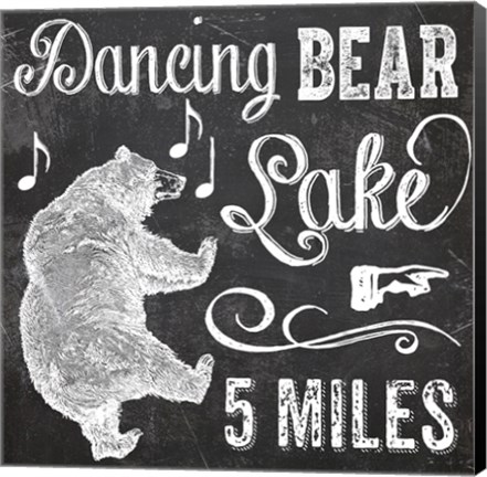 Framed Lake House II Print