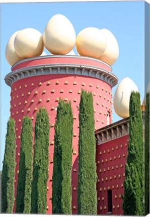 Framed Dali Theater and Museum exterior, Figueres, Spain Print