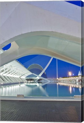 Framed City of Arts and Sciences, Valencia, Spain Print