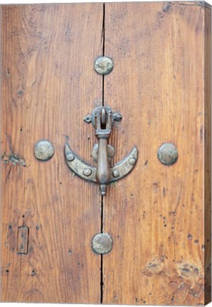 Framed Door Knocker, Toledo, Spain Print