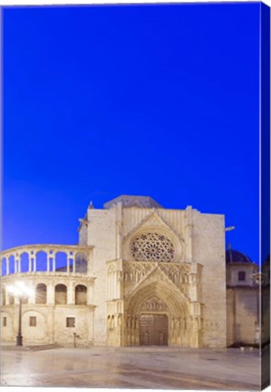 Framed Valencia Cathedral at Dawn, Valencia, Spain Print