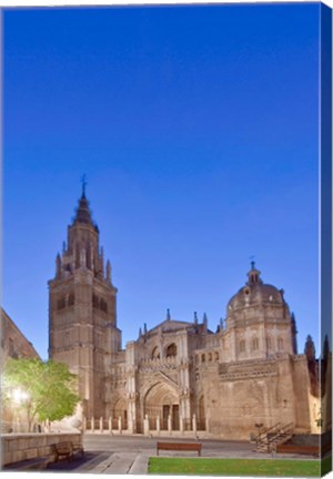 Framed Toledo Cathedral at Dawn, Toledo, Spain Print