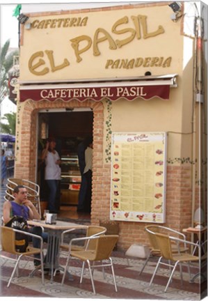 Framed Sign on Tenerife, Canary Islands, Spain Print