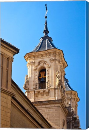 Framed Spain, Granada Bell tower of the Church of San Justo y Pastor Print