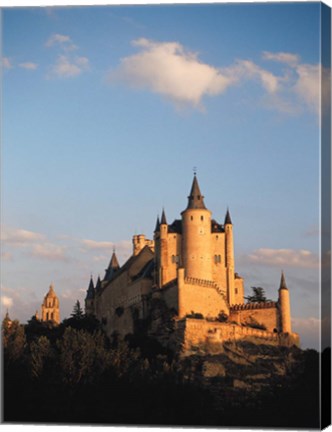 Framed Alcazar, Segovia, Spain Print