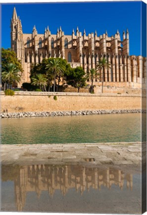 Framed Cathedral of Santa Maria of Palma, Majorca, Balearic Islands, Spain Print