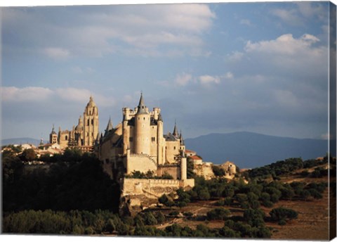 Framed Spain, Sagovia Alcazar Castle Print