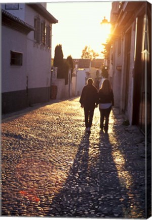 Framed Albaicin Sunset, Granada, Spain Print