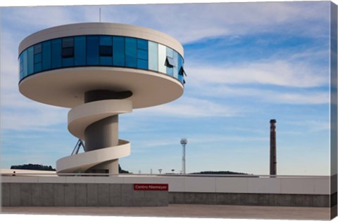 Framed Centro Niemeyer, Aviles, Spain Print