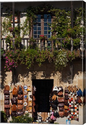 Framed Spain, Santillana del Mar, Medieval Town Buildings Print