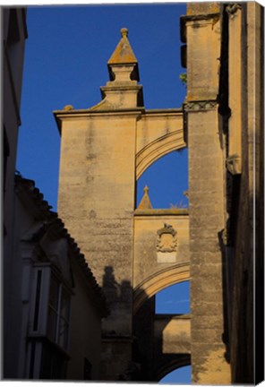 Framed Archway in Arcos De la Frontera, Arcos De la Fontera, Andalusia, Spain Print