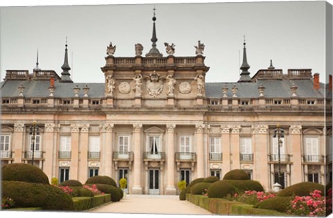 Framed Royal Palace of King Philip V, San Ildefonso, Spain Print