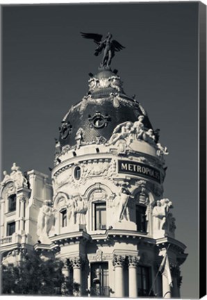 Framed Spain, Madrid, Centro Area, Metropolitan Building Print