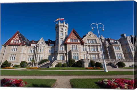 Framed Palacio de la Magdalena, Santander, Spain Print