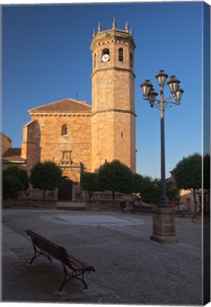 Framed Spain, Andalusia, Banos de la Encina San Mateo Church Print