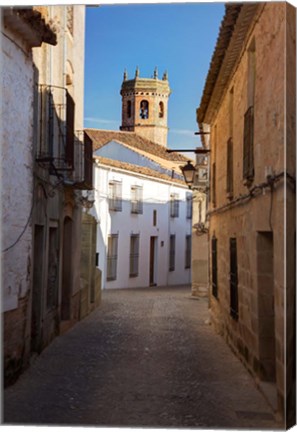 Framed Spain, Andalusia, Banos de la Encina Street Scene Print