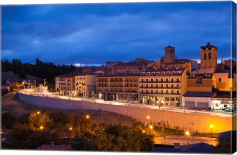 Framed Spain, Castilla y Leon, Plaza de Artilleria Print