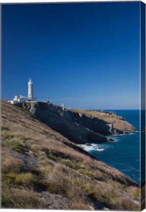 Framed Cabo Mayor Lighthouse, Santander, Spain Print