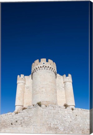 Framed Castillo Penafiel, Penafiel, Valladolid Province, Spain Print