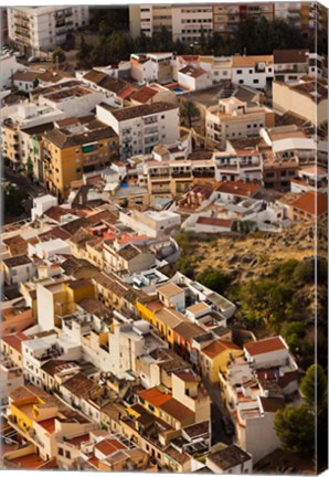 Framed City View From Cerro de Santa Catalina, Jaen, Spain Print