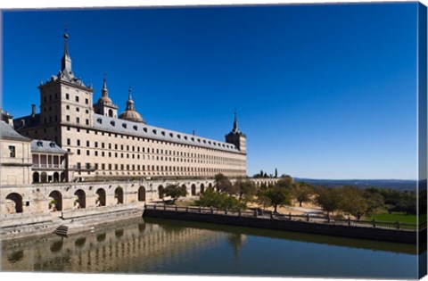 Framed El Escorial Royal Monastery and Palace, San Lorenzo de El Escorial, Spain Print